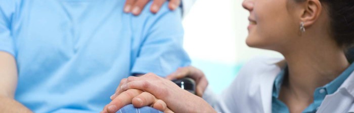 Doctor Supporting Patient